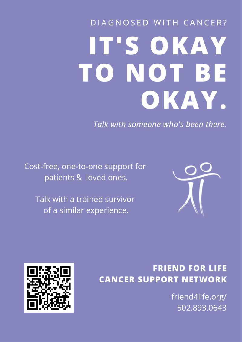 Friend For Life Cancer Support Network Poster